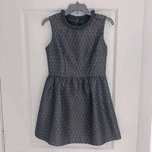 San Joy Black Sleeveless Mini Skater Dress Perfect for Evening Wear, Size S to M